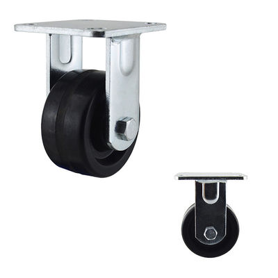 OEM Zinc Painted 4 Inch 660LBS Loaded Rigid Phenolic Castor Wheel