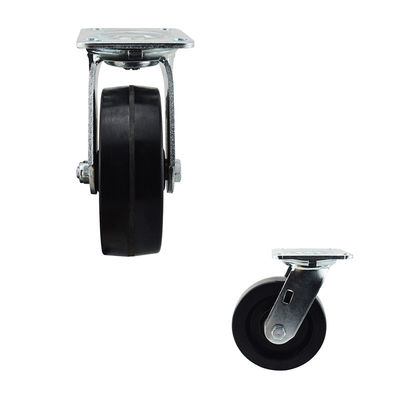 880LBS Capacity Heat Resistant Rotating 6" Drying Rack Trolley Casters