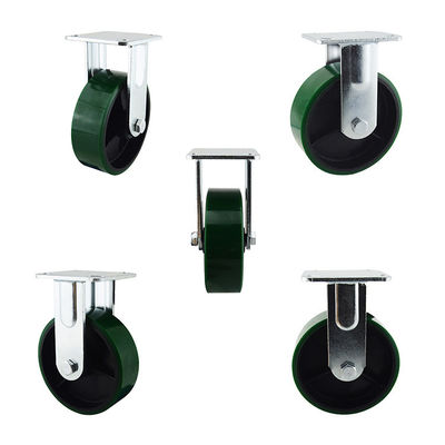 150x50mm Green  Iron Core Direction Plate Heavy Duty Casters