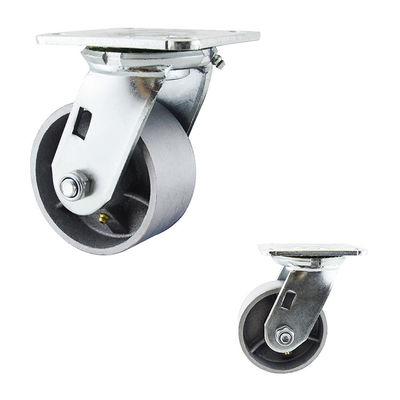 Roller Bearing 4 Inch Swivel Cast Iron Wheels For Furniture