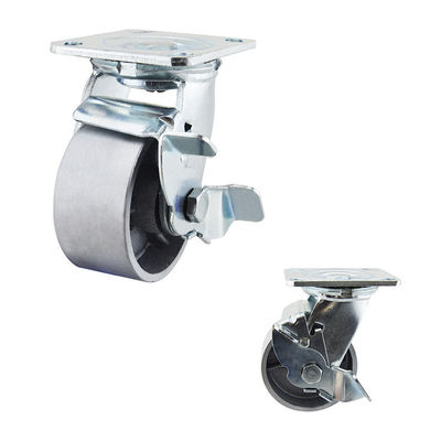 200kg High Load Bearing Cast Iron 4 Inch Dolly Wheels For Cabinets Furniture