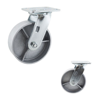 Industrial Cast Iron 360 Degree Rotating 6 Inch Swivel Casters