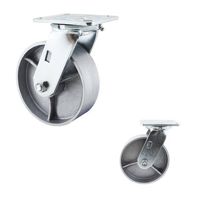 Industrial Cast Iron 360 Degree Rotating 6 Inch Swivel Casters
