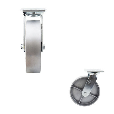 Solid Core 8 Inch 660LBS Capacity Furniture Swivel Plate Caster Wheels