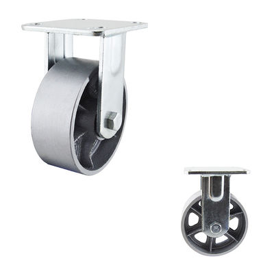 125x50mm Diameter Cast Iron Heavy Duty Casters With Grease Nipple