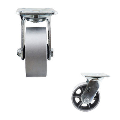 5 Inch Hollow Core Iron Swivel Plate Industrial Caster Wheels