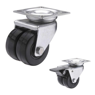 Twin wheel 70kg Capacity 2 Inch Furniture Casters silent