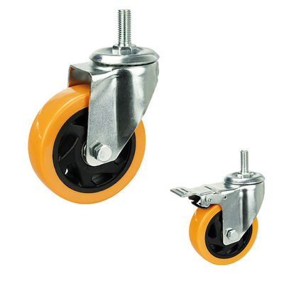 buy Heavy-duty Industrial-grade Casters Ball Bearing and 3-1/2 Inch Top Plate Swivel Radius for High Load Capacity online manufacturer