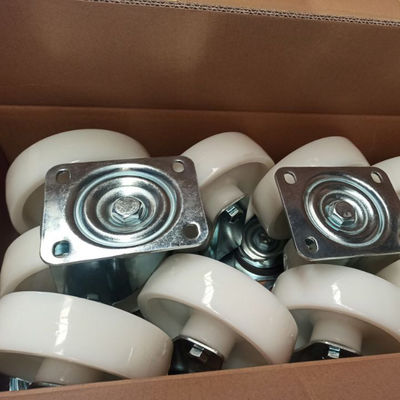 660lbs Capacity 4inch Nylon Casters With Swivel Top Plate