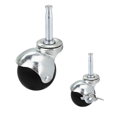2 Inch Swivel Ball Casters With 8x38mm Long Stem For Chairs
